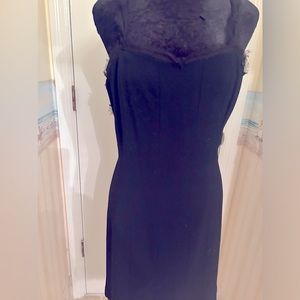 CHANEL AUTHENTIC BLACK COCKTAIL DRESS 04 SIZE 38 GENTLY WORN “ LIKE NEW”